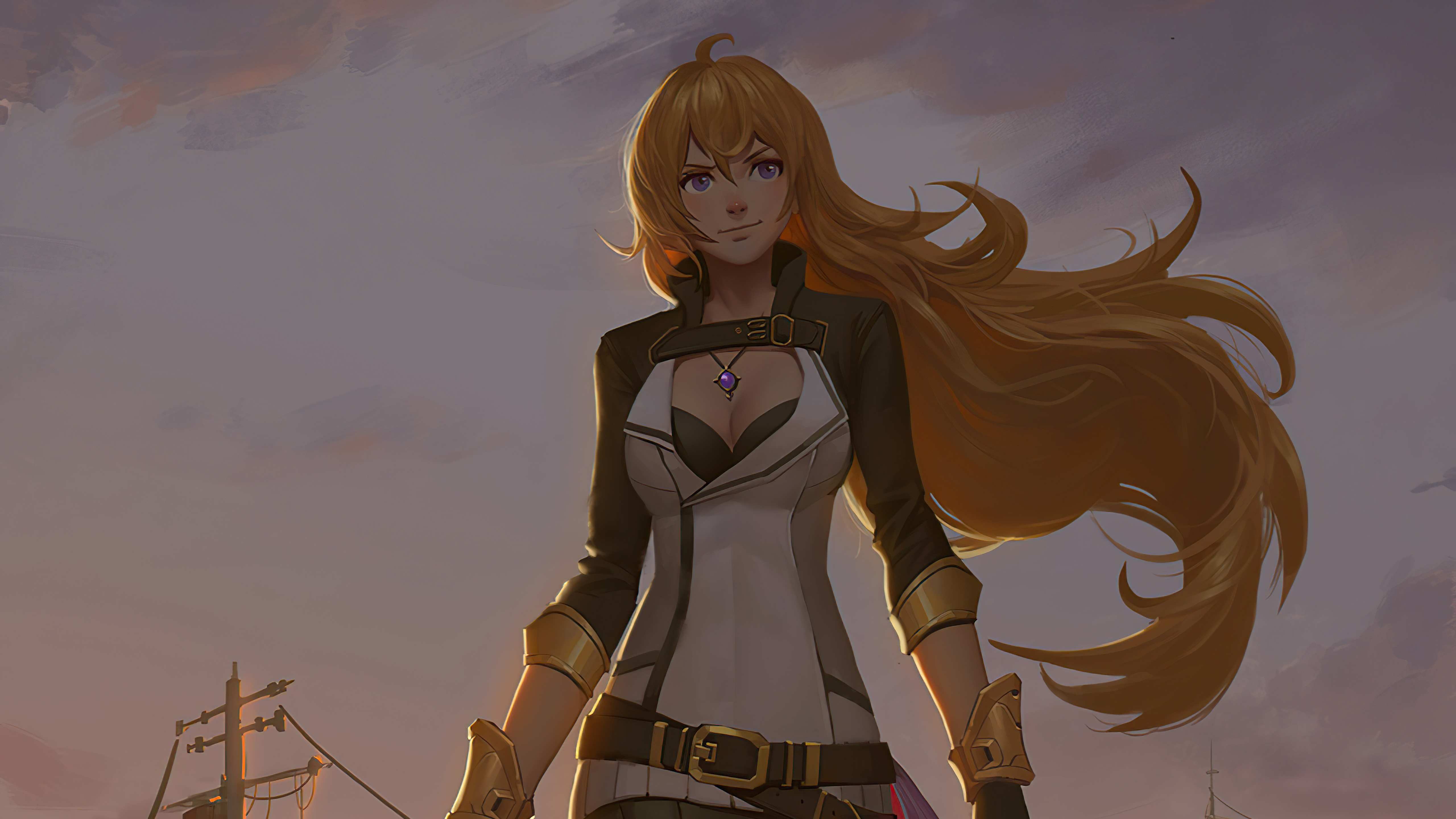 yang fan art of the rwby 4k 1696357668