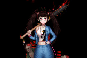 zombie fighter girl 1696930497