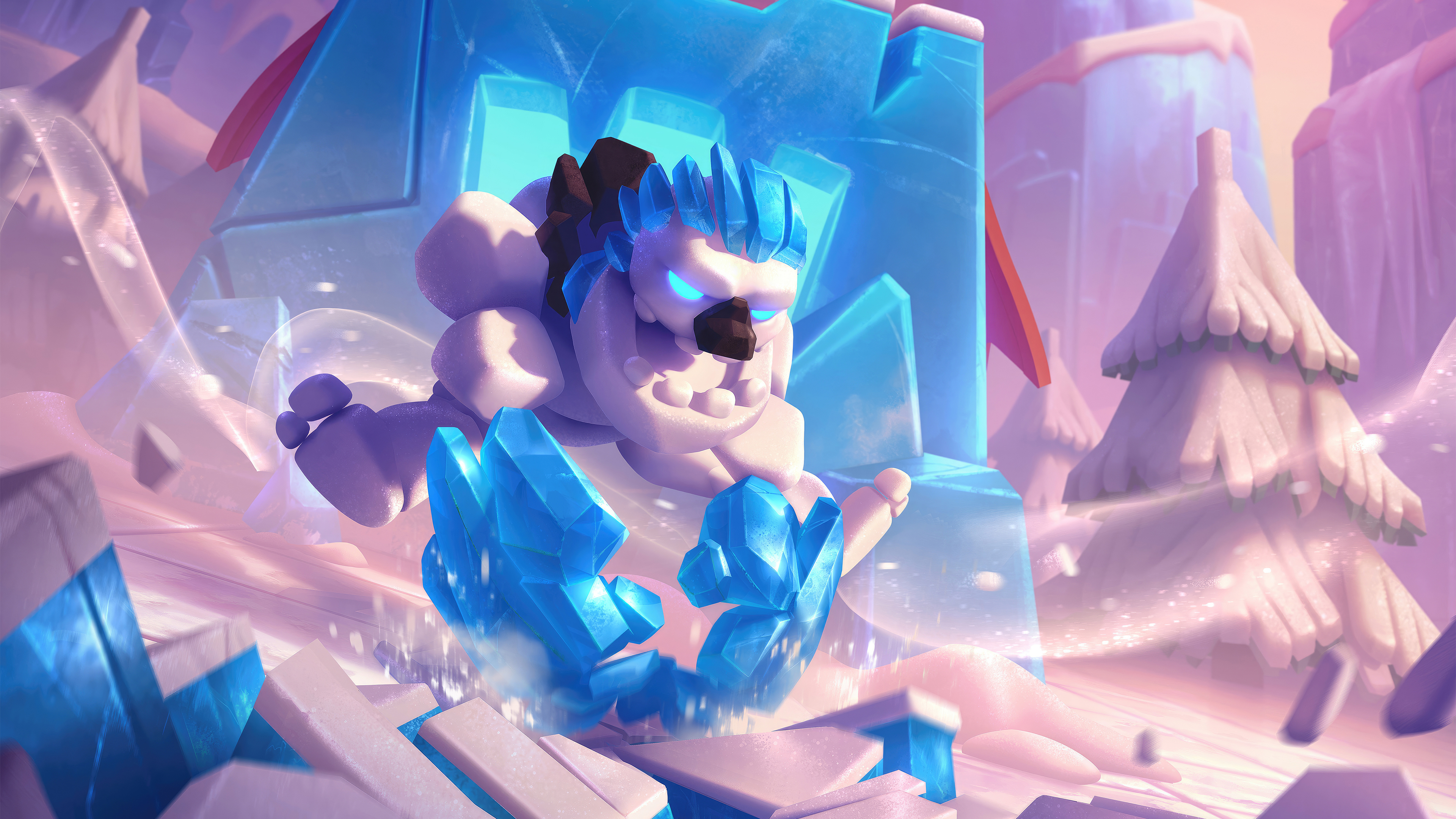 ice golem clash royale 4k z2.jpg