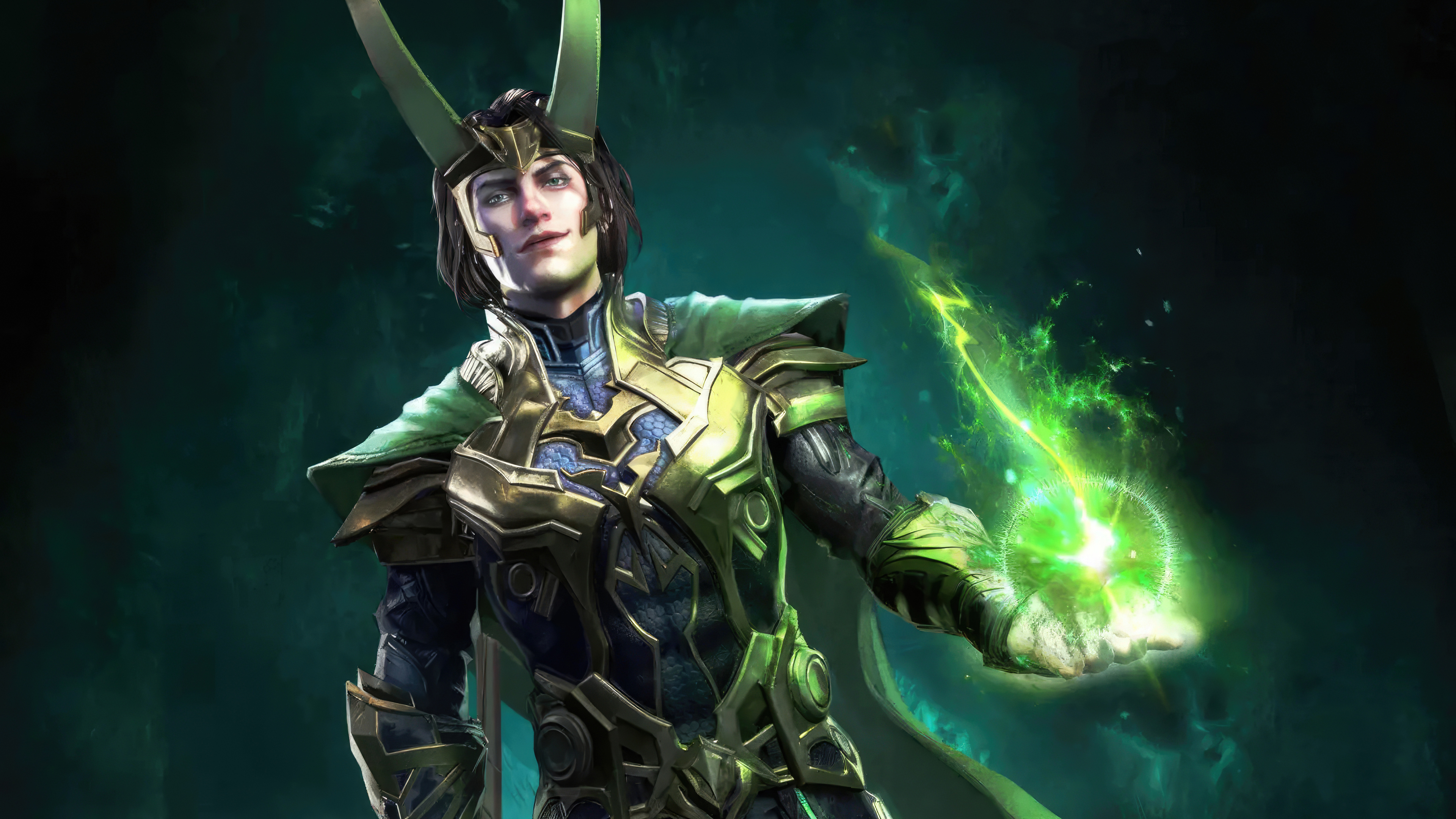 Loki-Themed Artistic HD Wallpaper Featuring Animated Design by  TextlessPoster