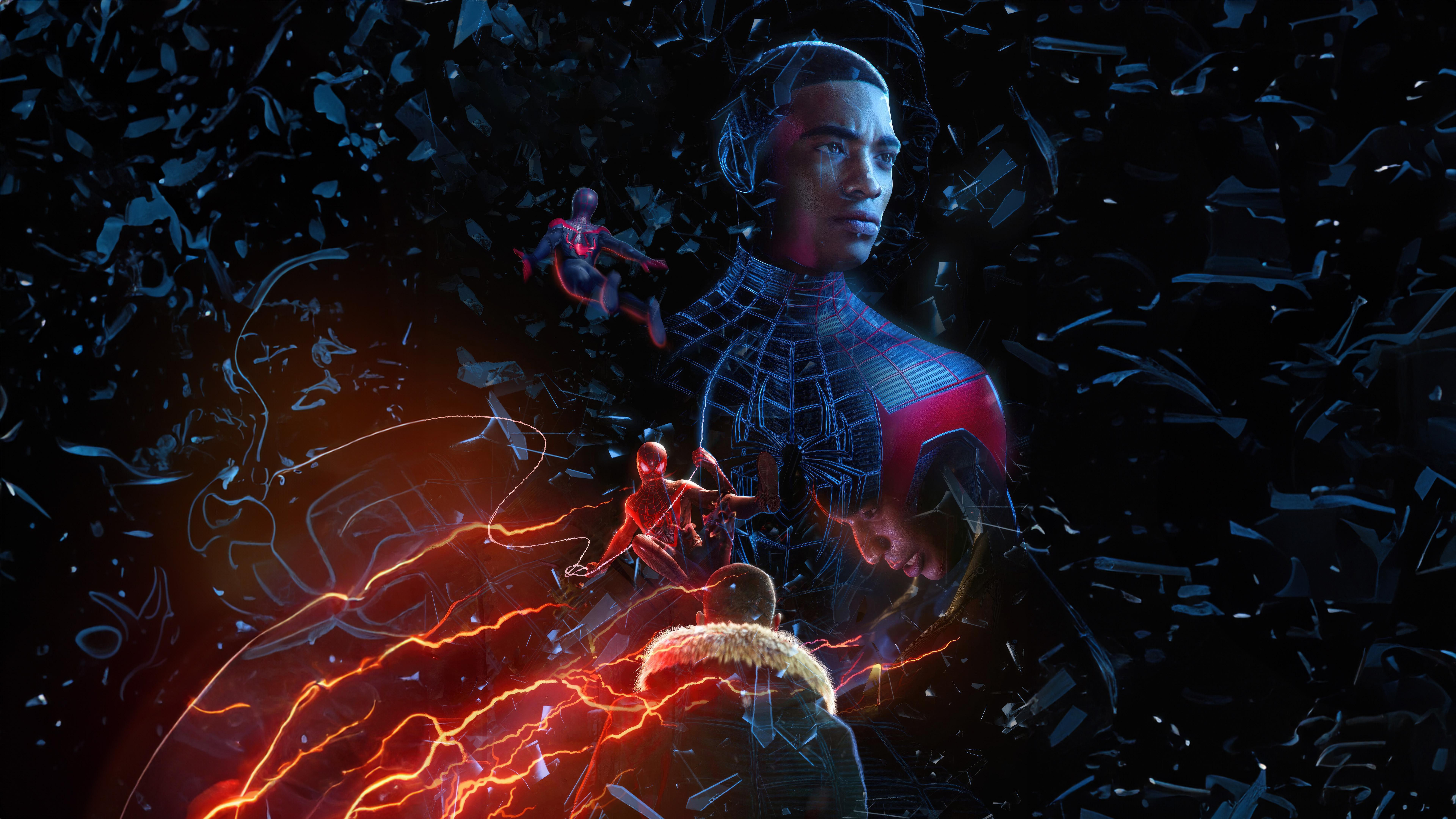 marvels spider man miles morales poster 4k 1699030275