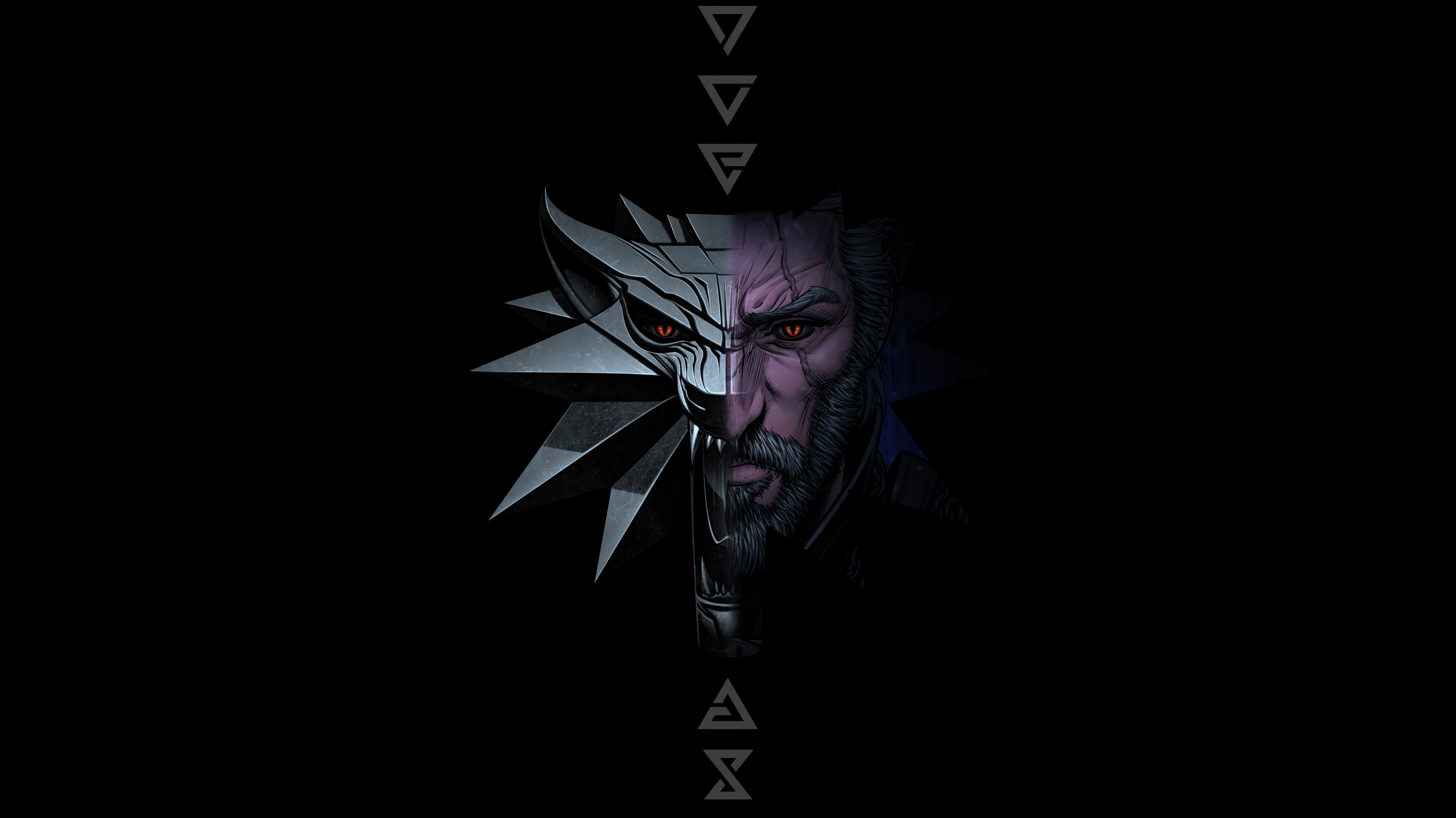 the witcher minimal 5k bg.jpg