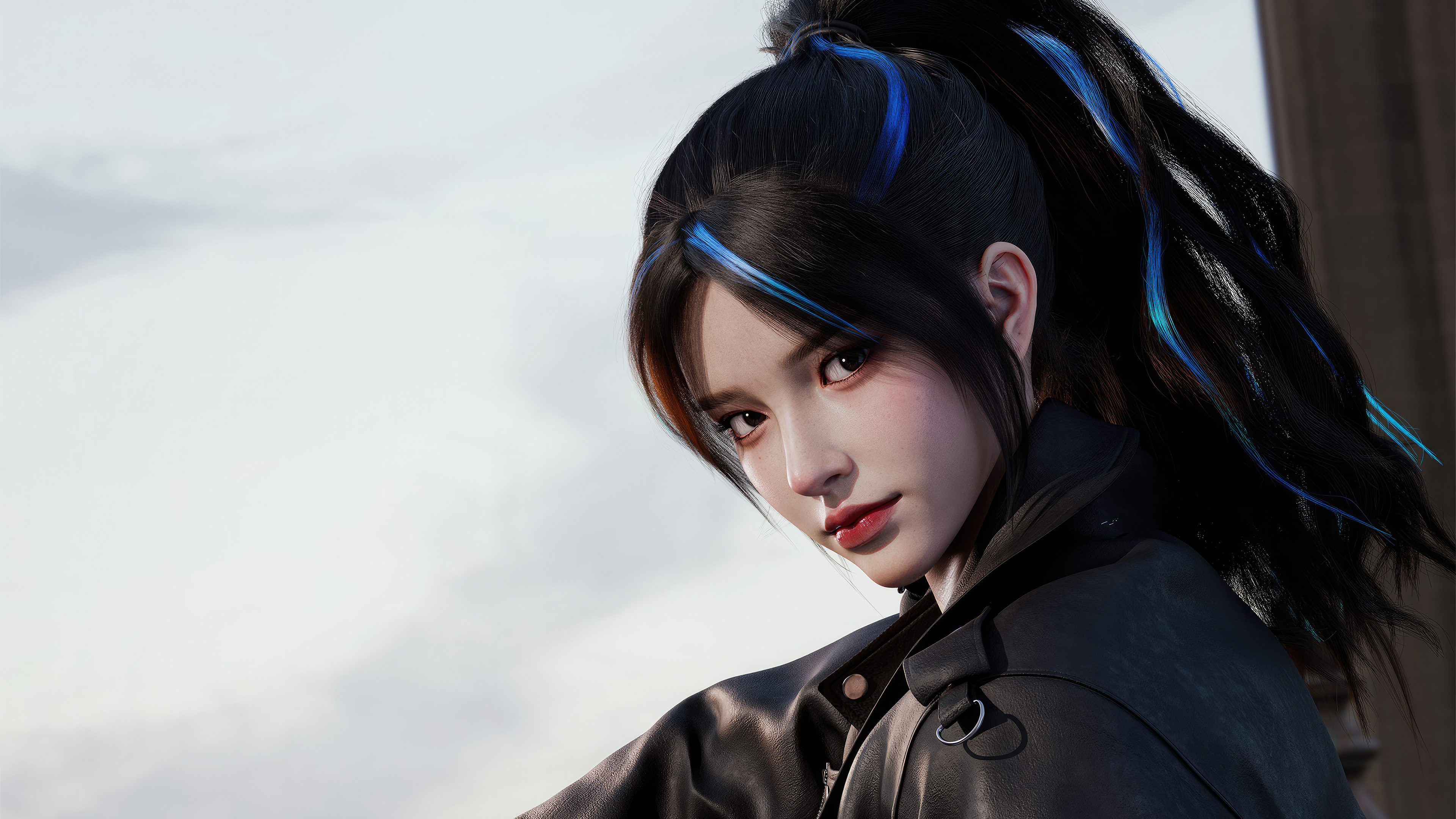 asian cg girl with blue hair strips js.jpg