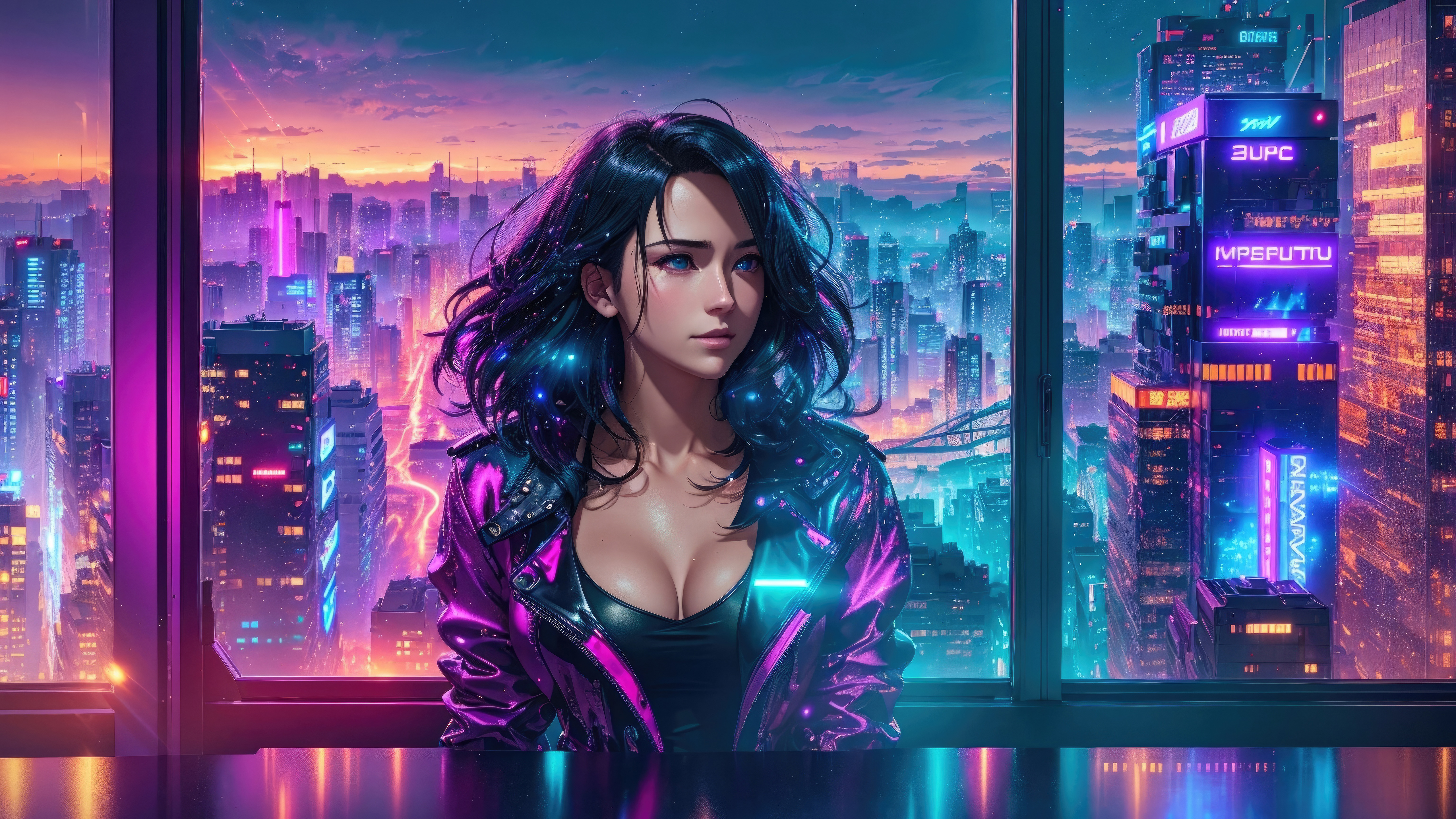 cyberpunk girl gazing into the neon abyss of tomorrow wo.jpg