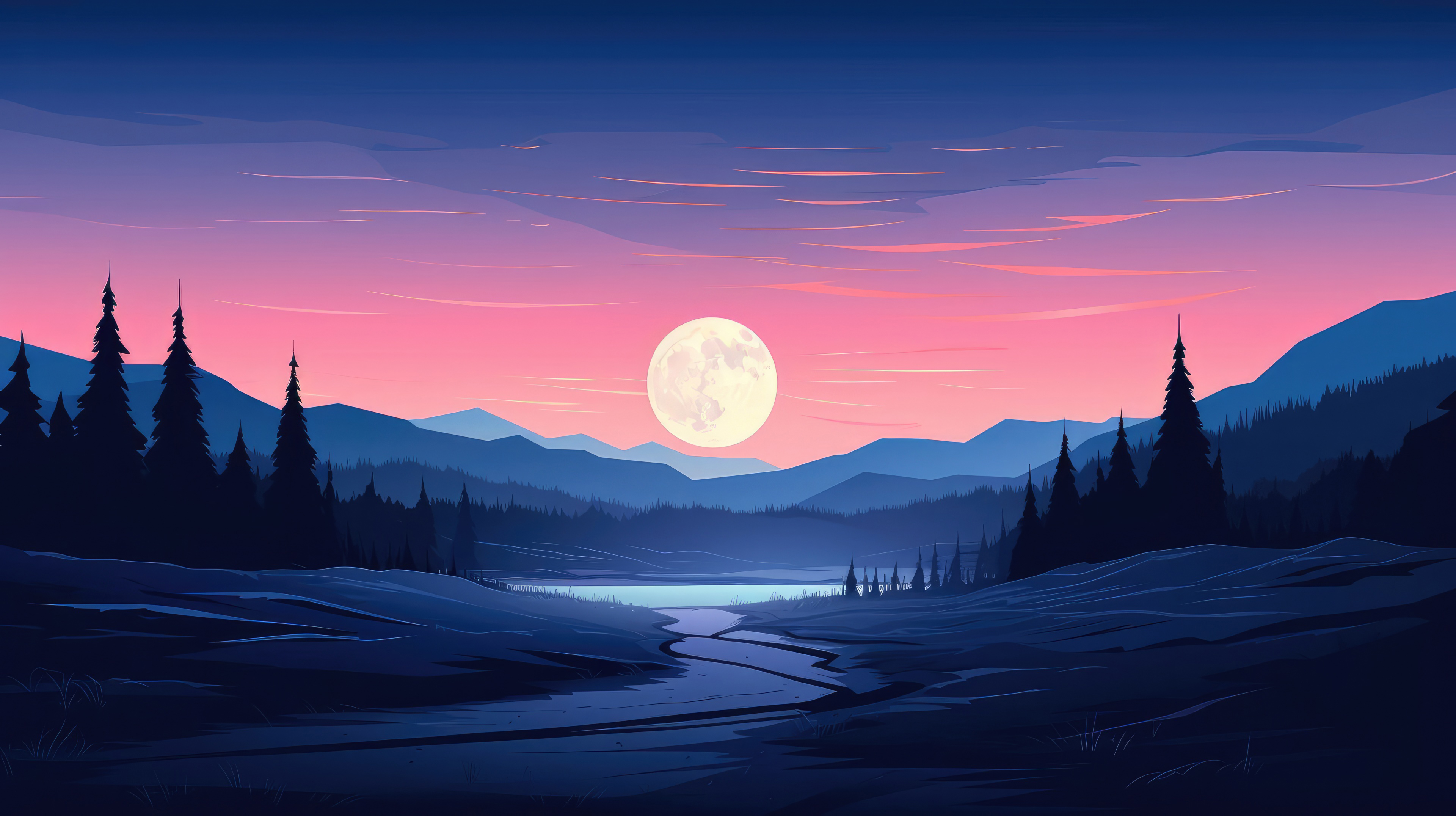 evening landscape in minimalist style 7b.jpg