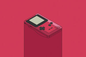 gameboy console minimal red 5k m5.jpg