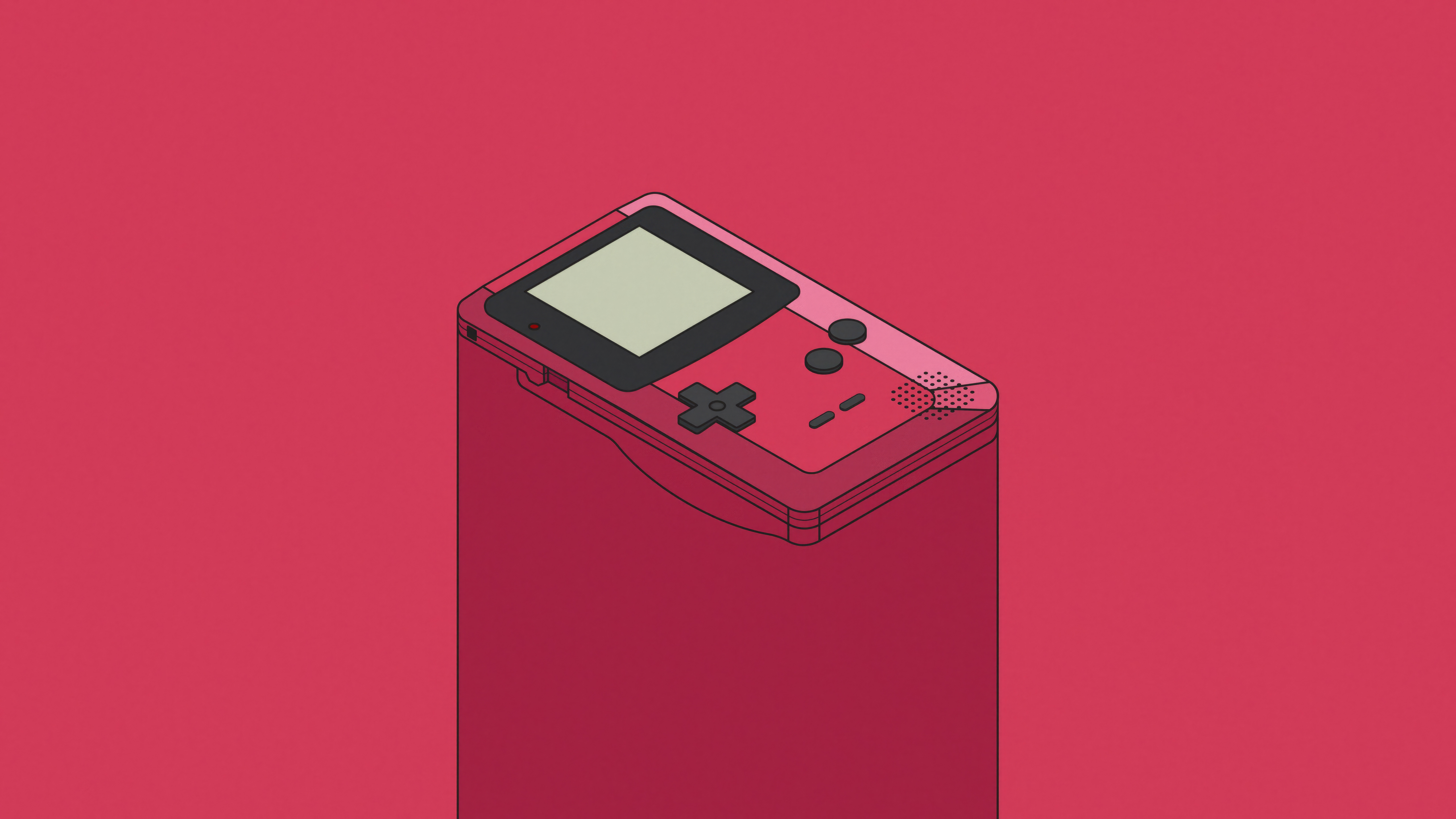 gameboy console minimal red 5k m5.jpg