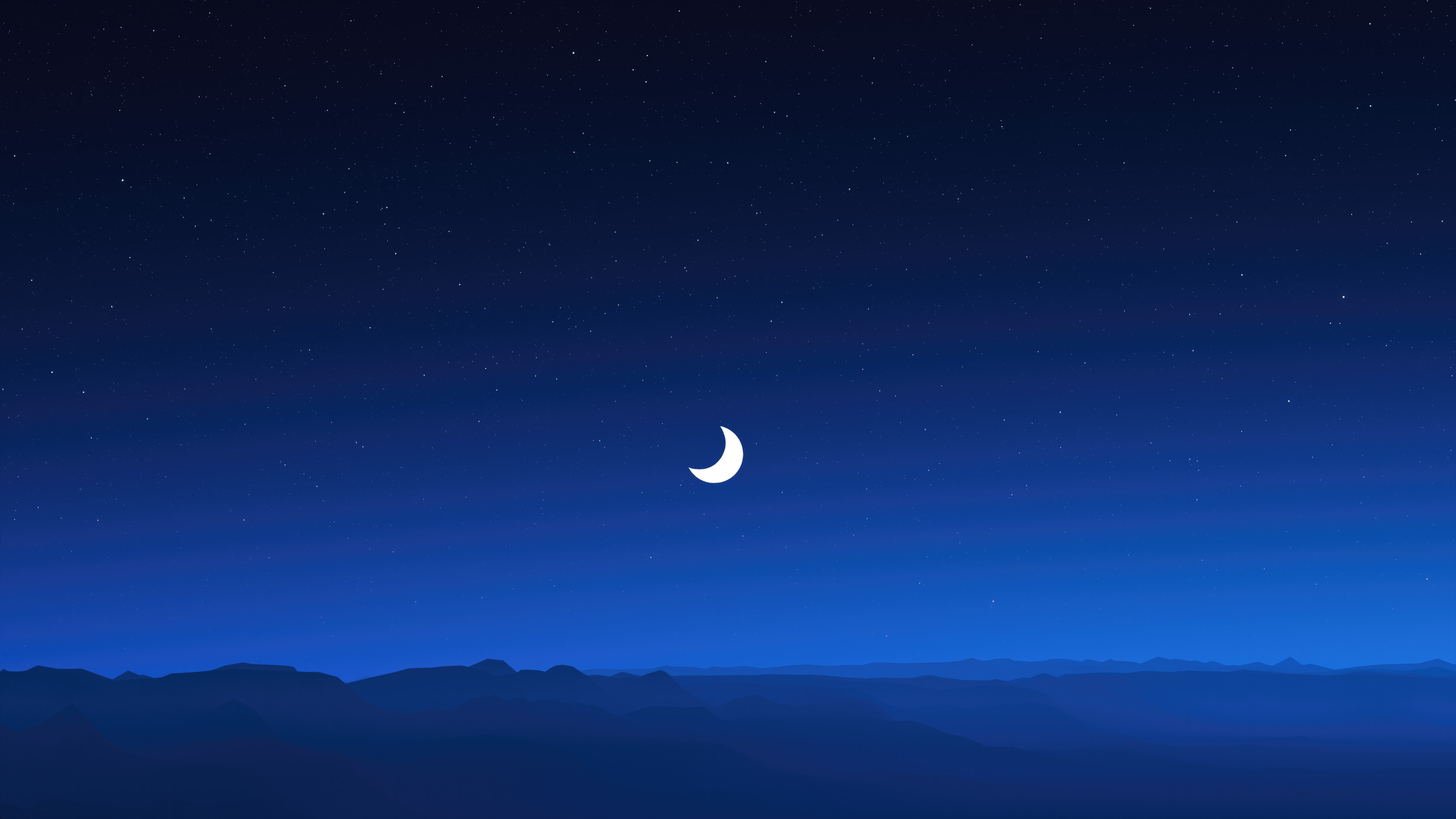 minimal night moon blue sky 5k 63.jpg