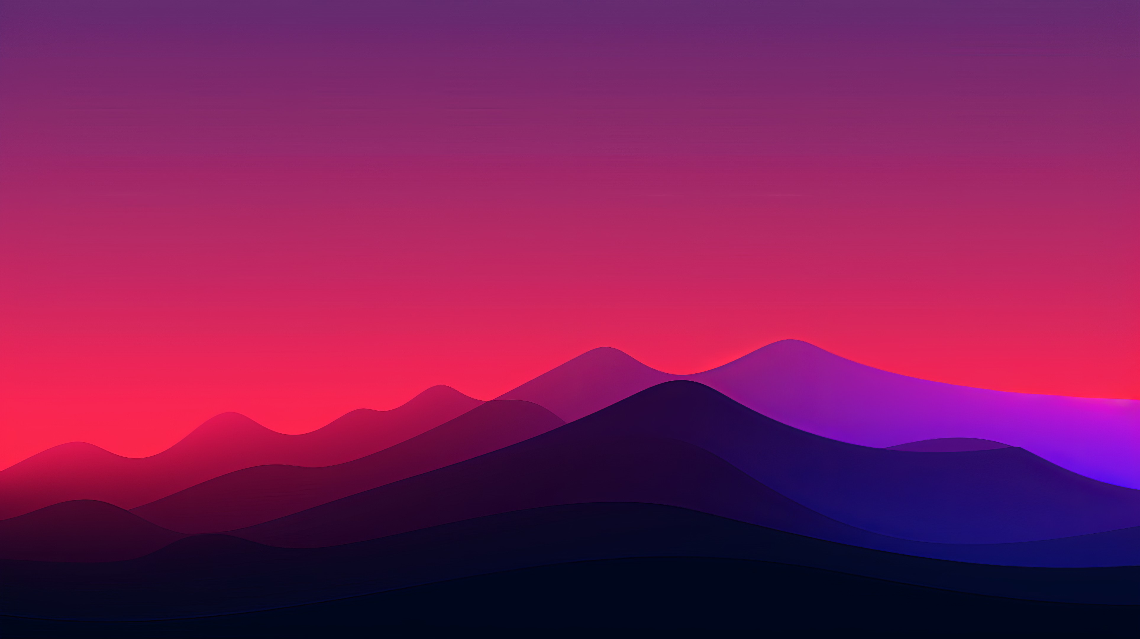 mountains minimal evening 4k wv.jpg