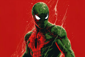 spider man with a bold red logo ll.jpg