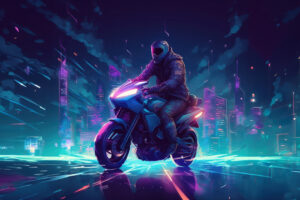 unleashing the future scifi biker 2d.jpg