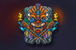 tiki totem illustration 5k sd.jpg