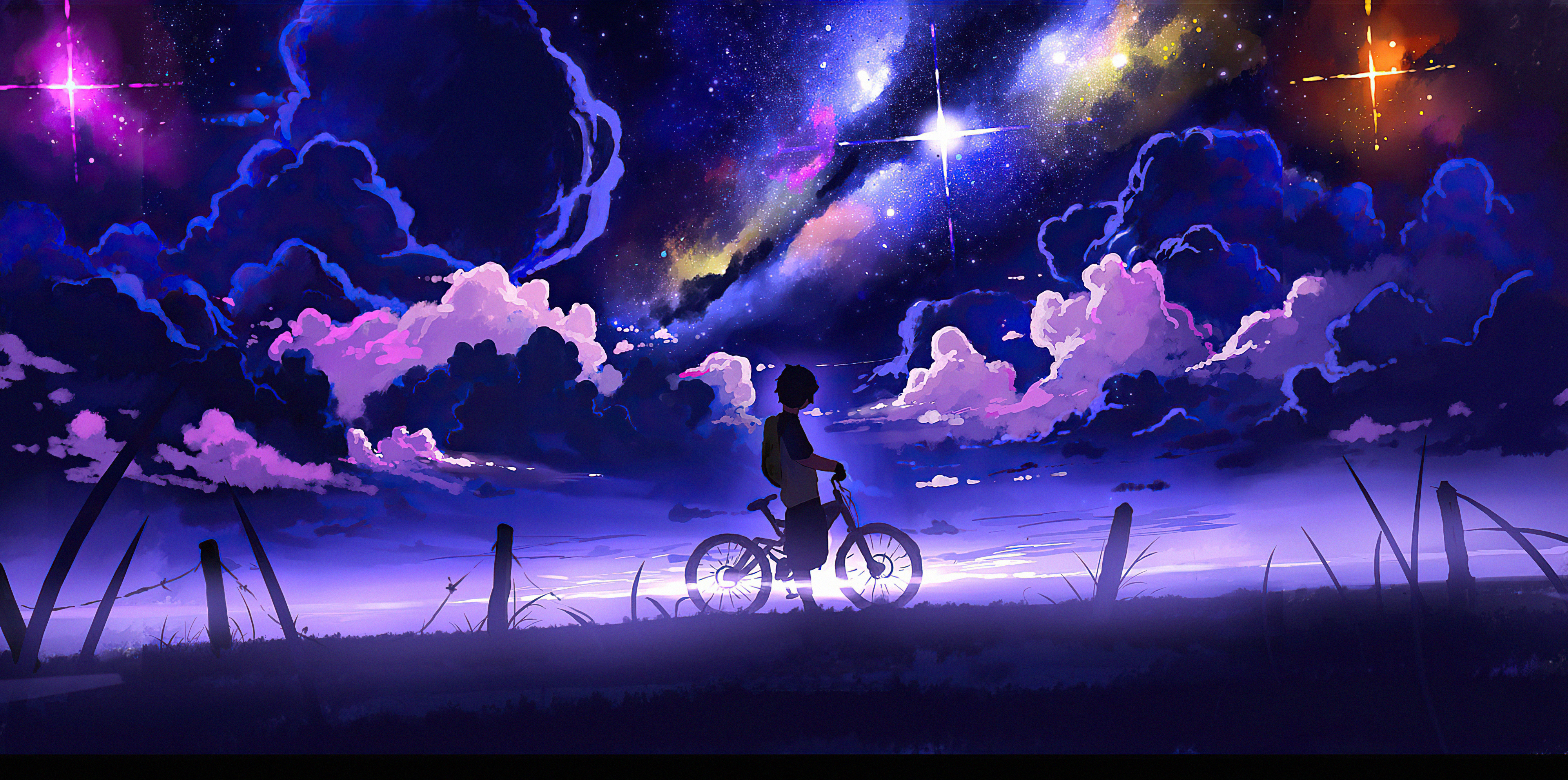 boy with bike starry evening gb.jpg