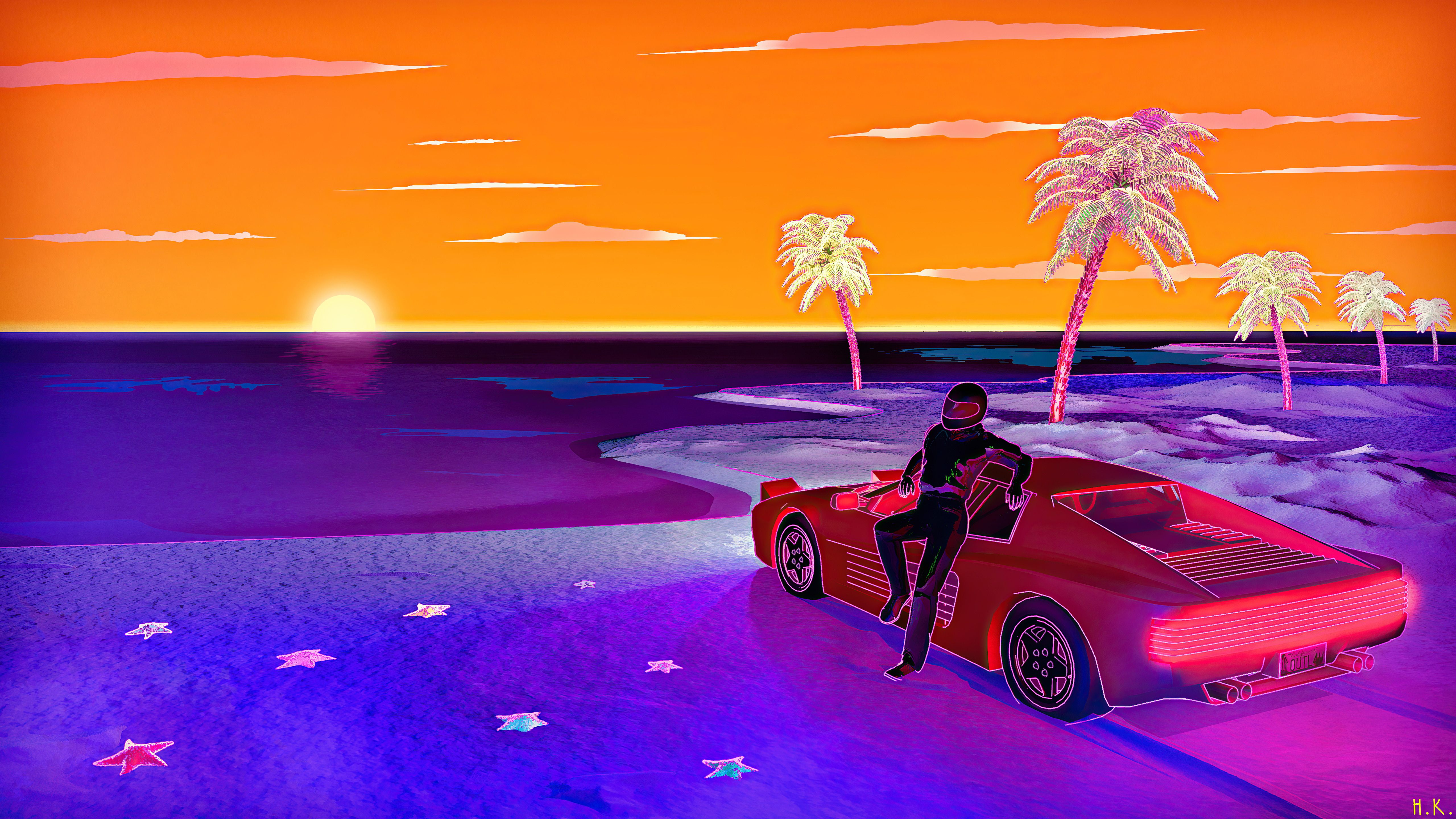 car racer sunset beach ax.jpg