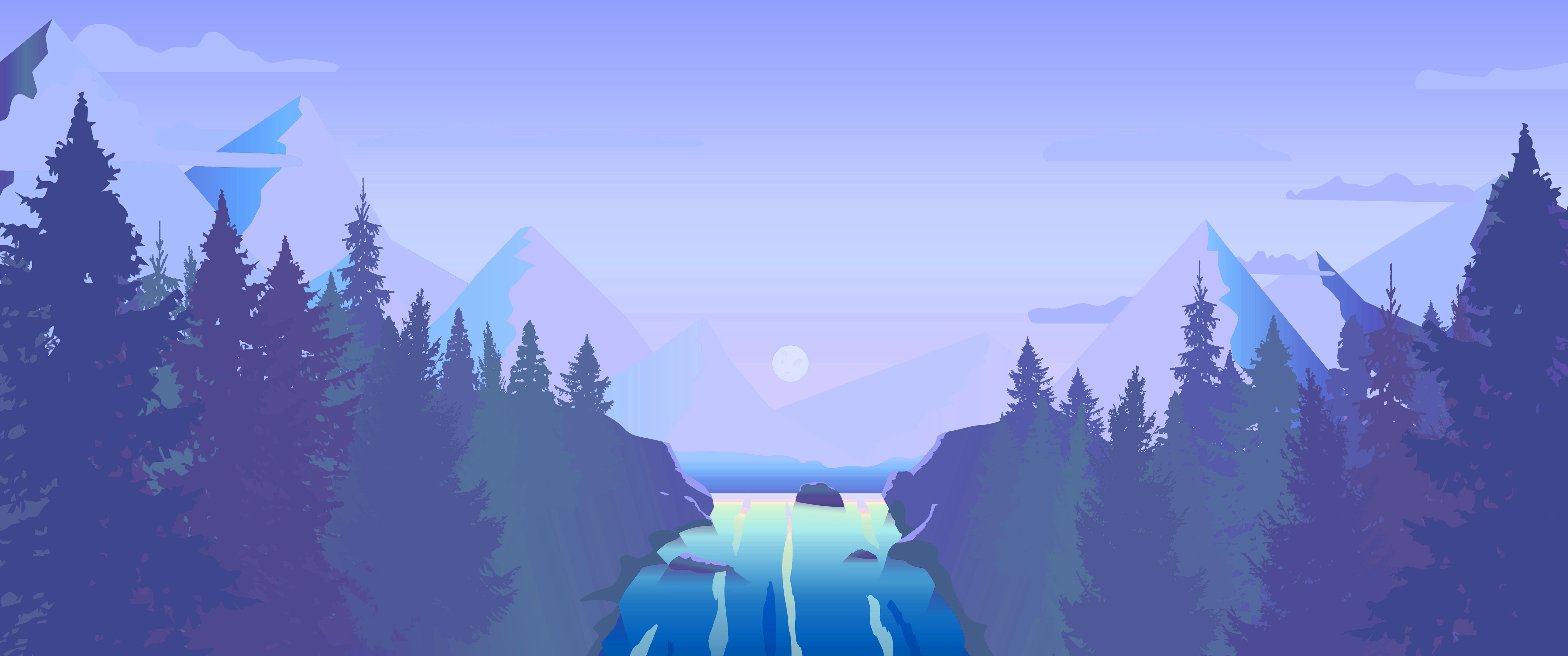 night mountains minimal 5k y1.jpg