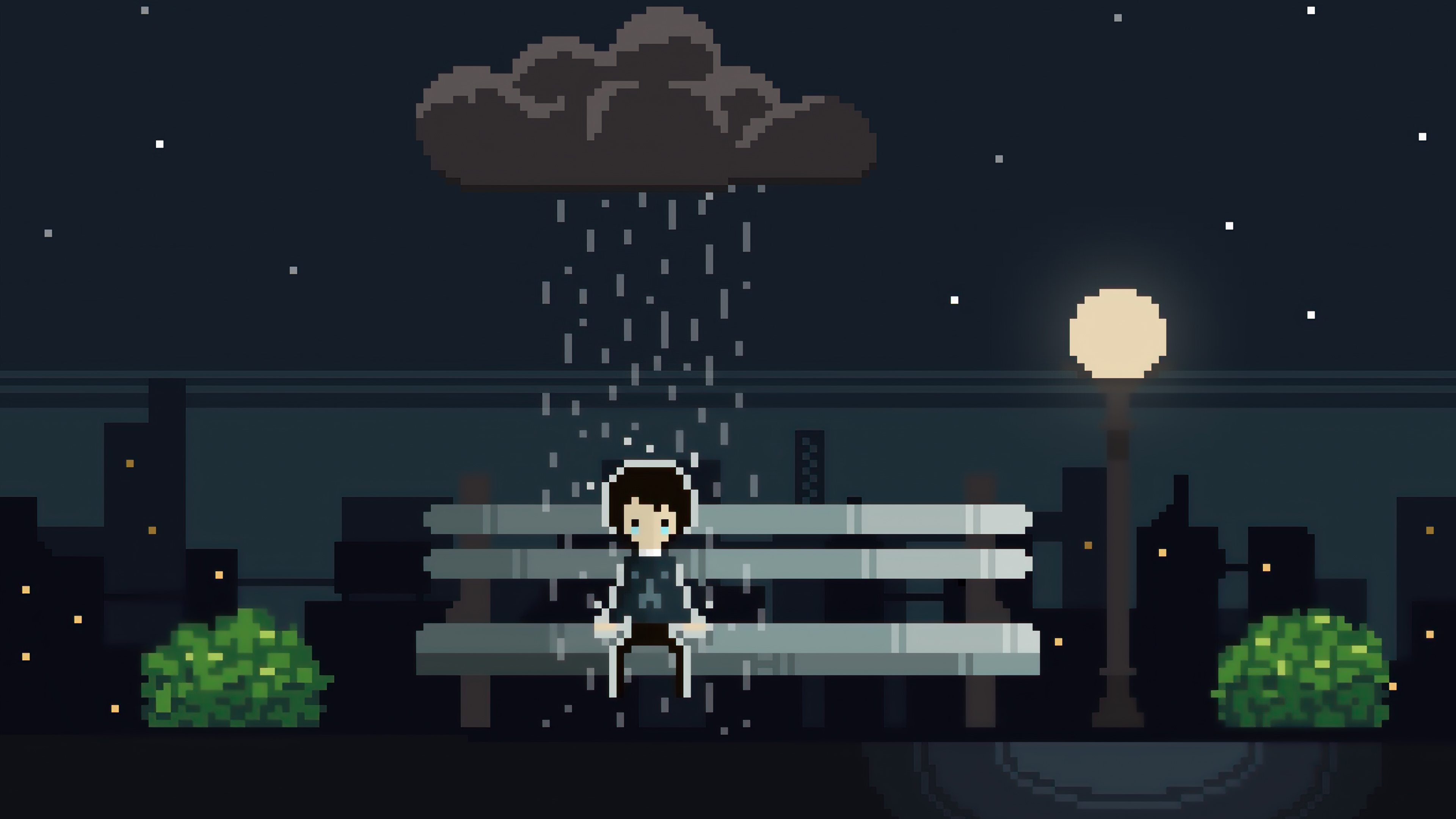 sitting on bench alone 8 bit moon dl.jpg