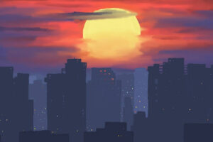 sunset over the city 4k kj.jpg