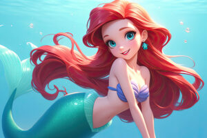 ariel the little mermaid 4k artwork v7.jpg