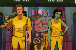 star lord groot drax the destroyer rocket raccoon and gamora in prison 6n.jpg